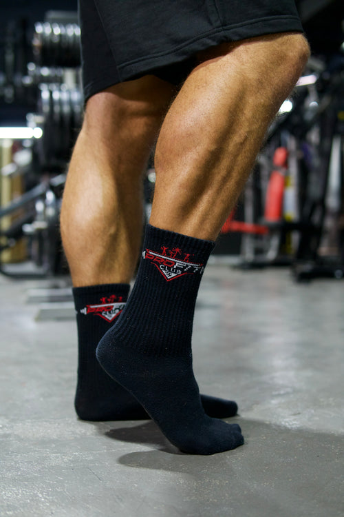 Socken mit Profitclub Logo bis zu den Waden
